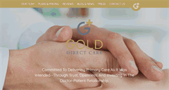 Desktop Screenshot of golddirectcare.com