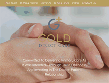 Tablet Screenshot of golddirectcare.com